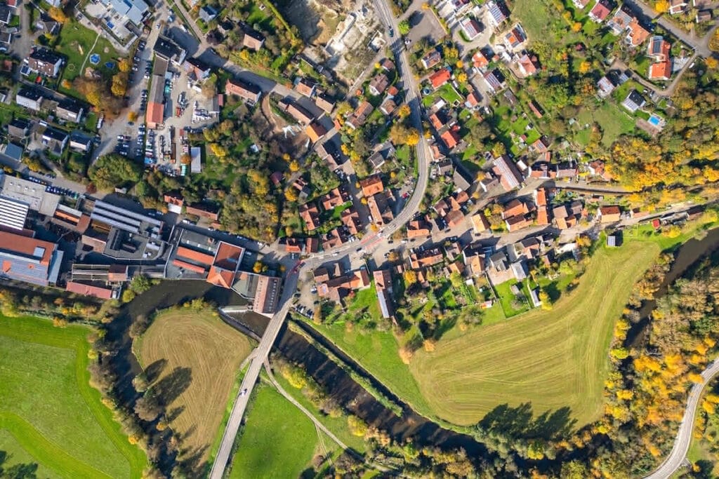Westheim von oben